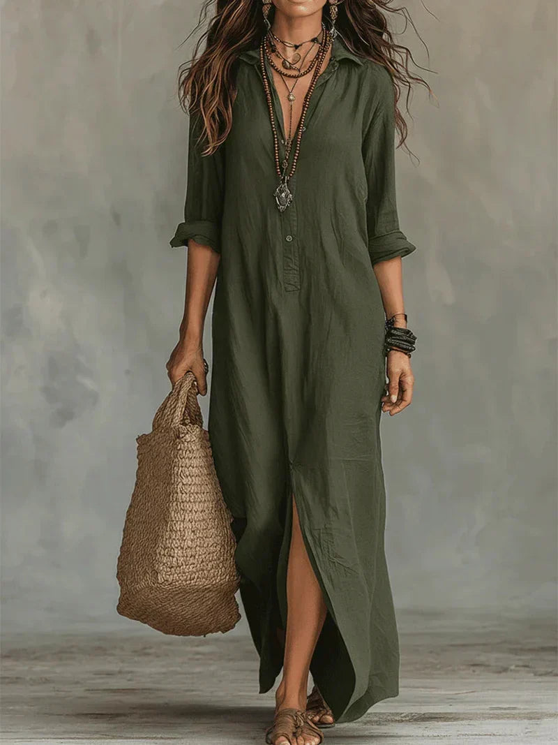 WILLOW | Moeiteloos Maxi-jurk met flatterende silhouet Veelzijdig voor de dagelijkse look