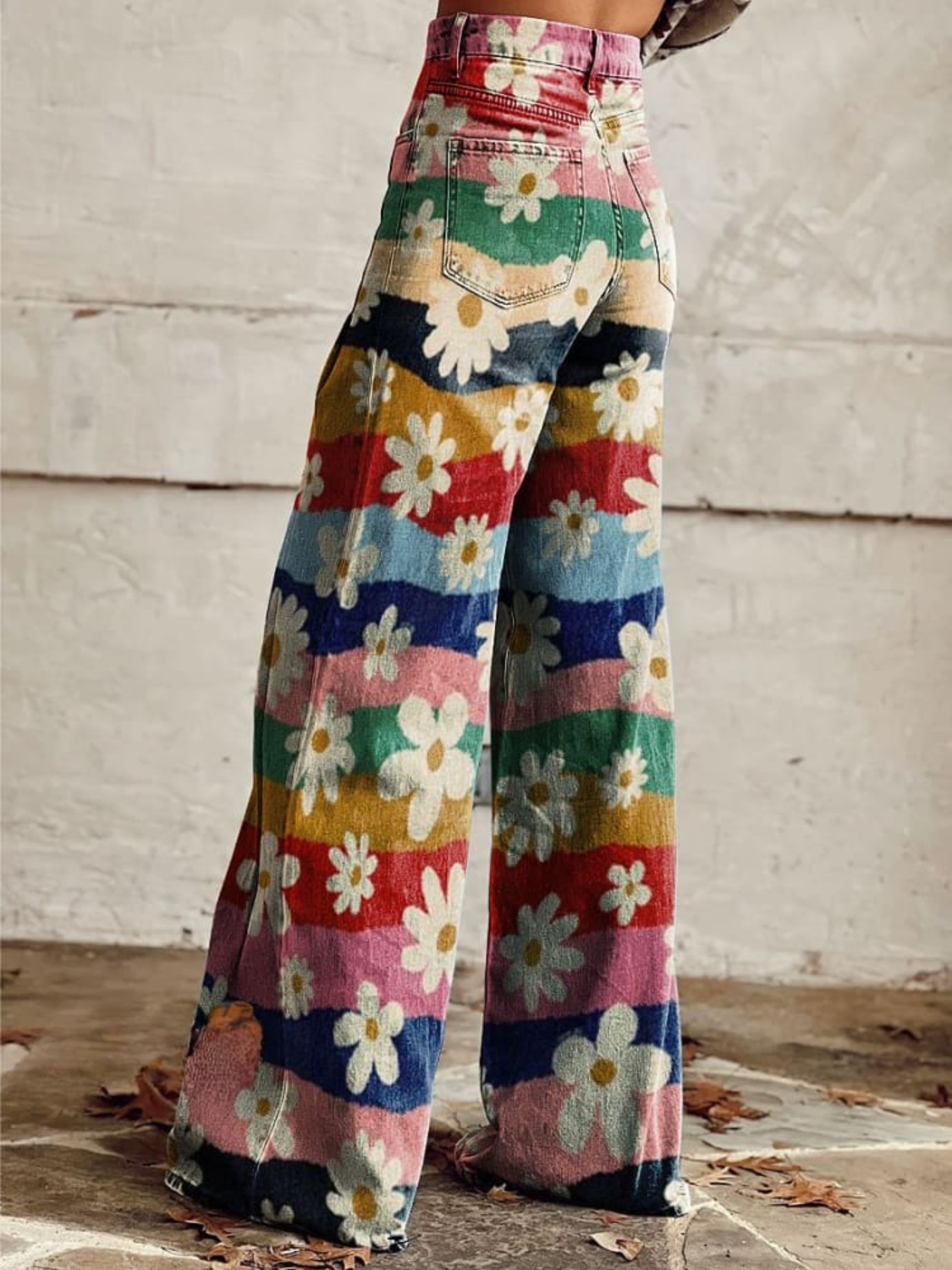 Léon - Elegante Bloemen Broeken
