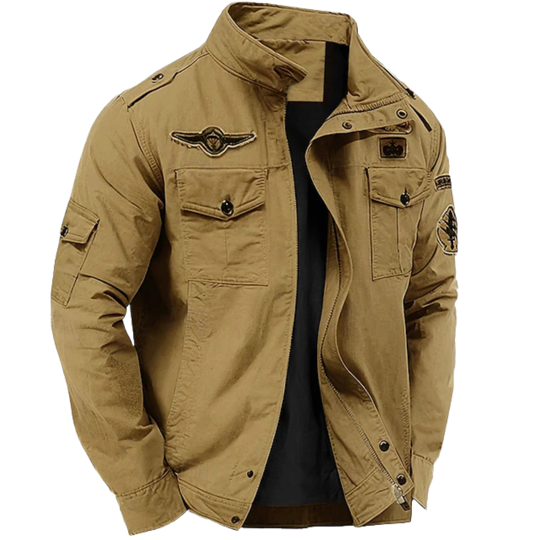 NOAH | GESTRUCTUREERDE MILITAIRE JAS