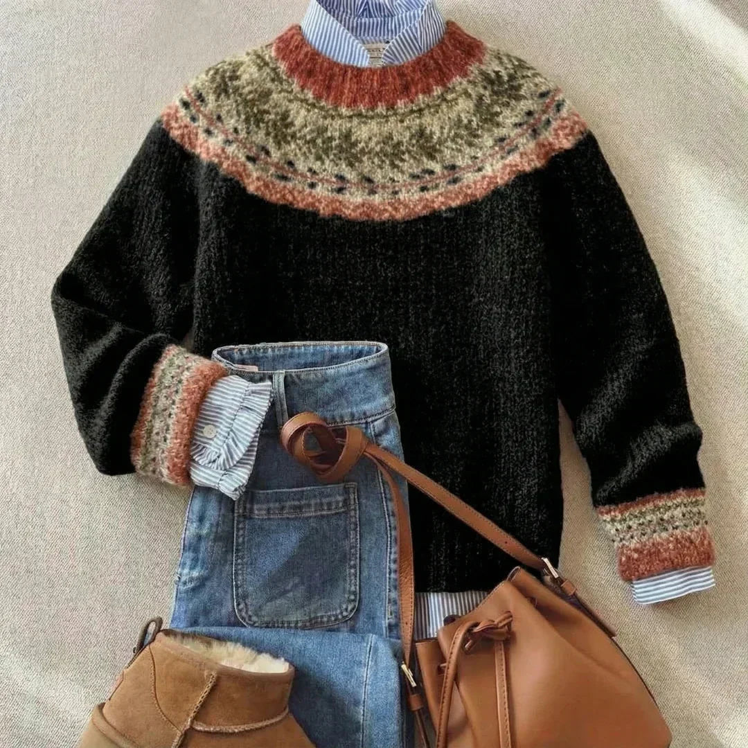Samantha™ | Chique Vintage Gebreide Trui