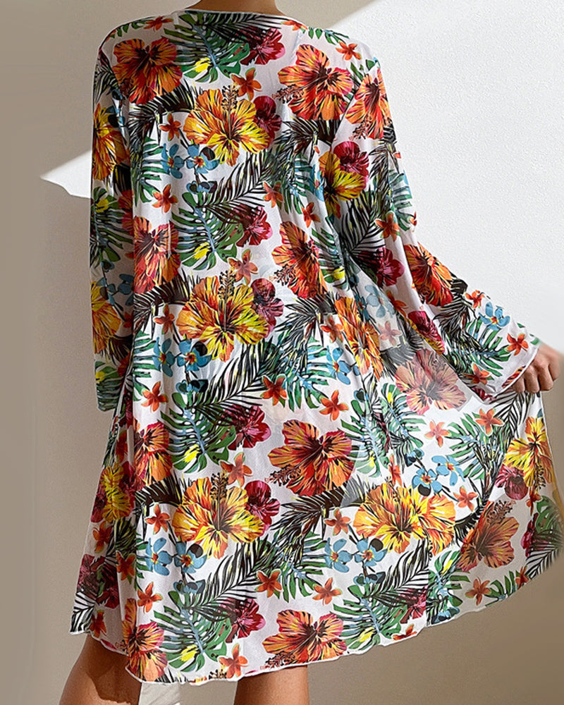 Myrthe | Bikiniset met bloemenprint