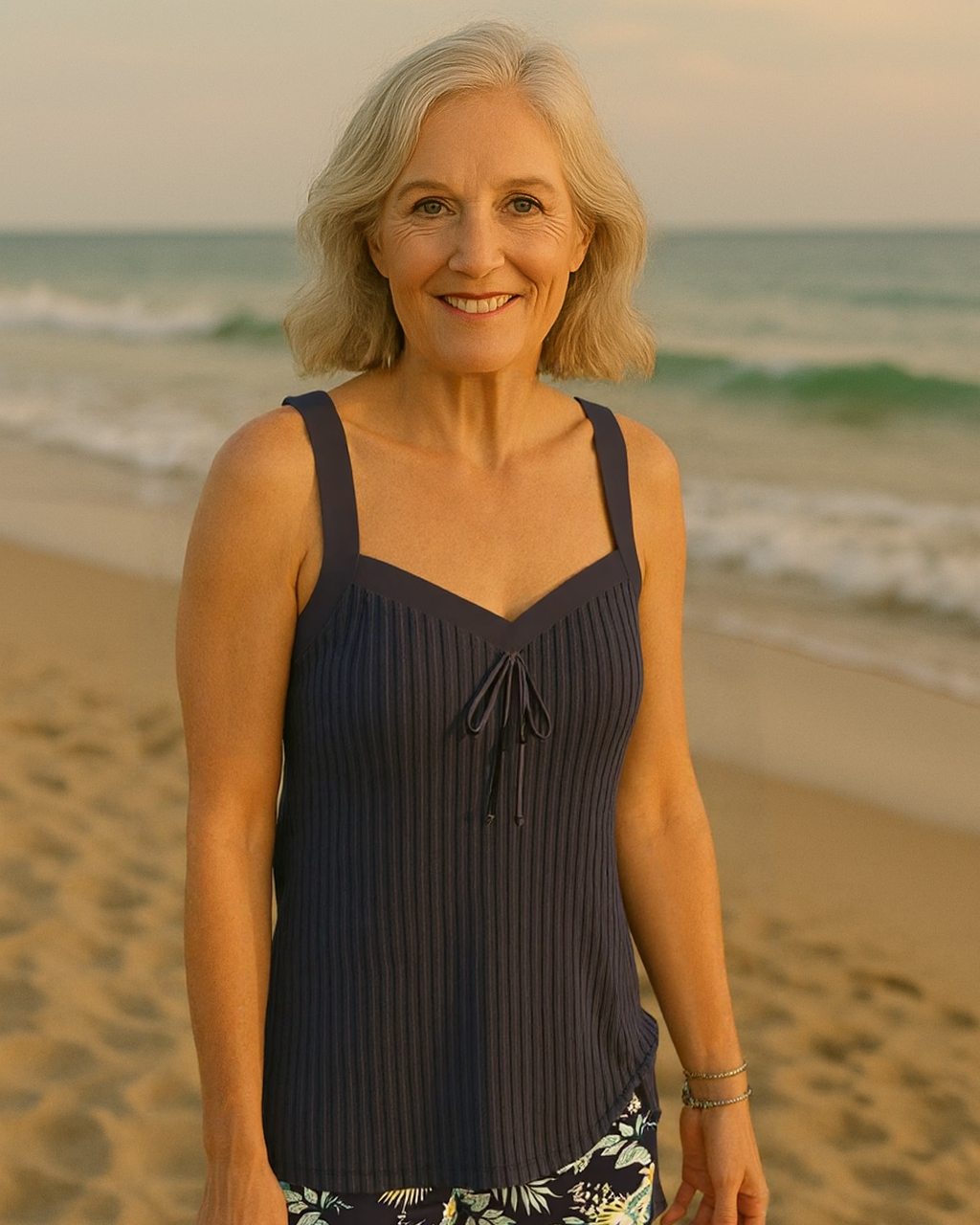 Paula - Gestreept strandset