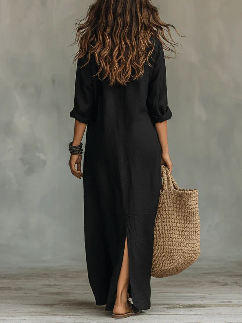 WILLOW | Moeiteloos Maxi-jurk met flatterende silhouet Veelzijdig voor de dagelijkse look