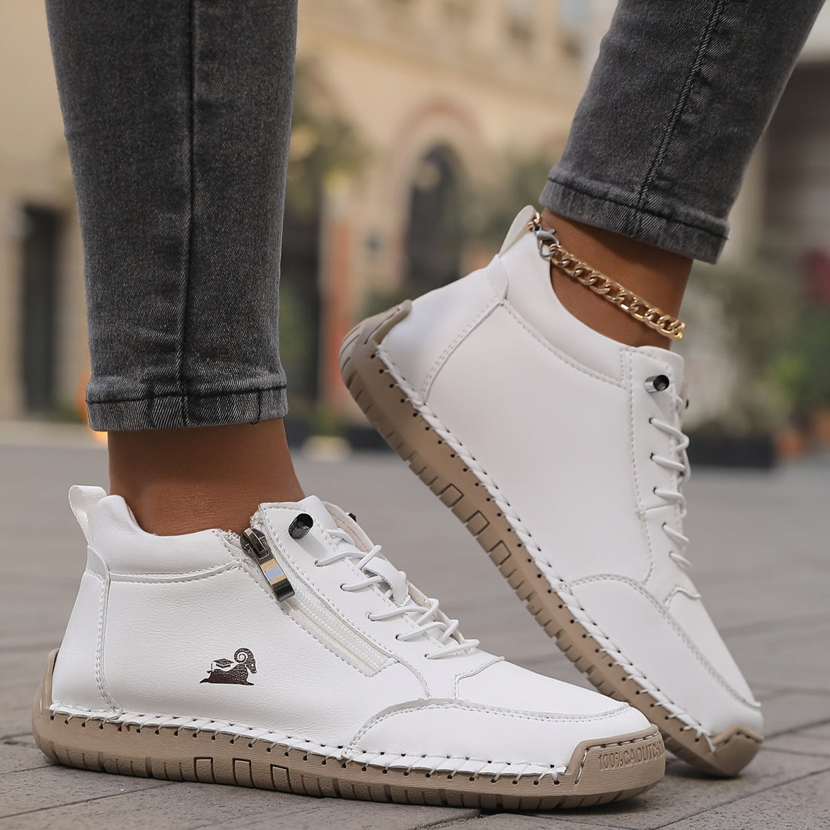 Mila – Comfortabele orthopedische Sneakers + Rits
