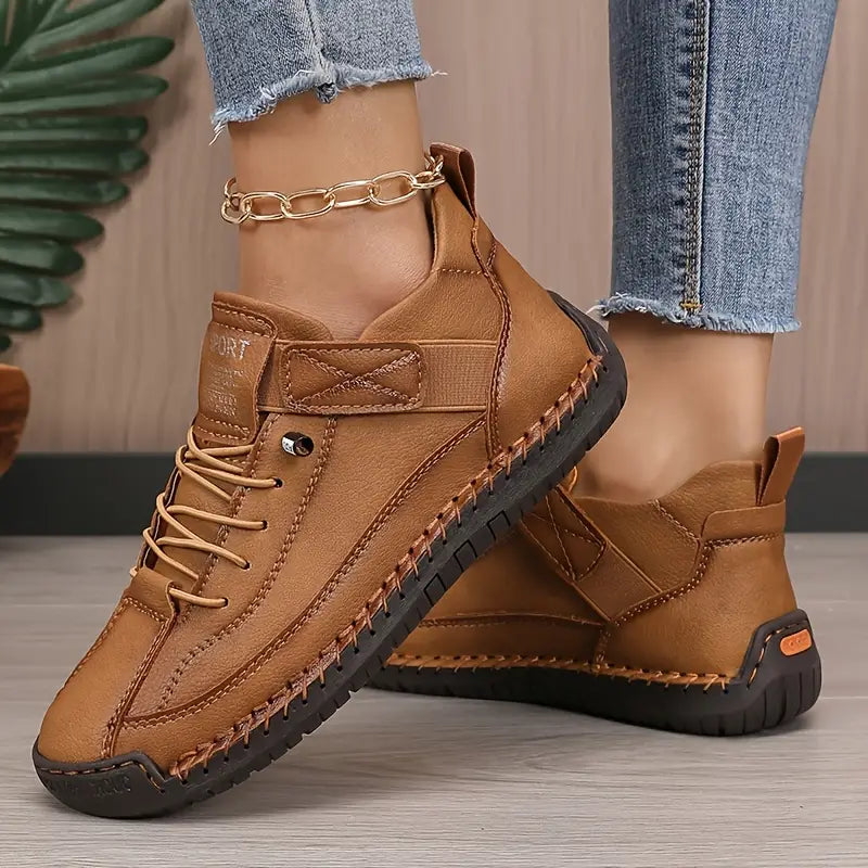 Gisela - Comfortabele orthopedische schoenen met leereffect