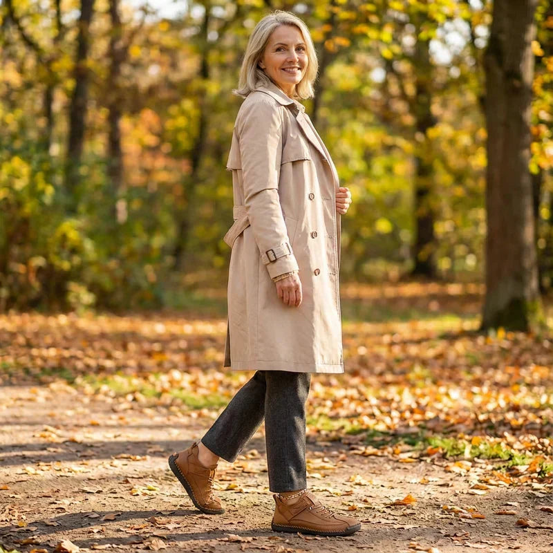 Gisela - Comfortabele orthopedische schoenen met leereffect