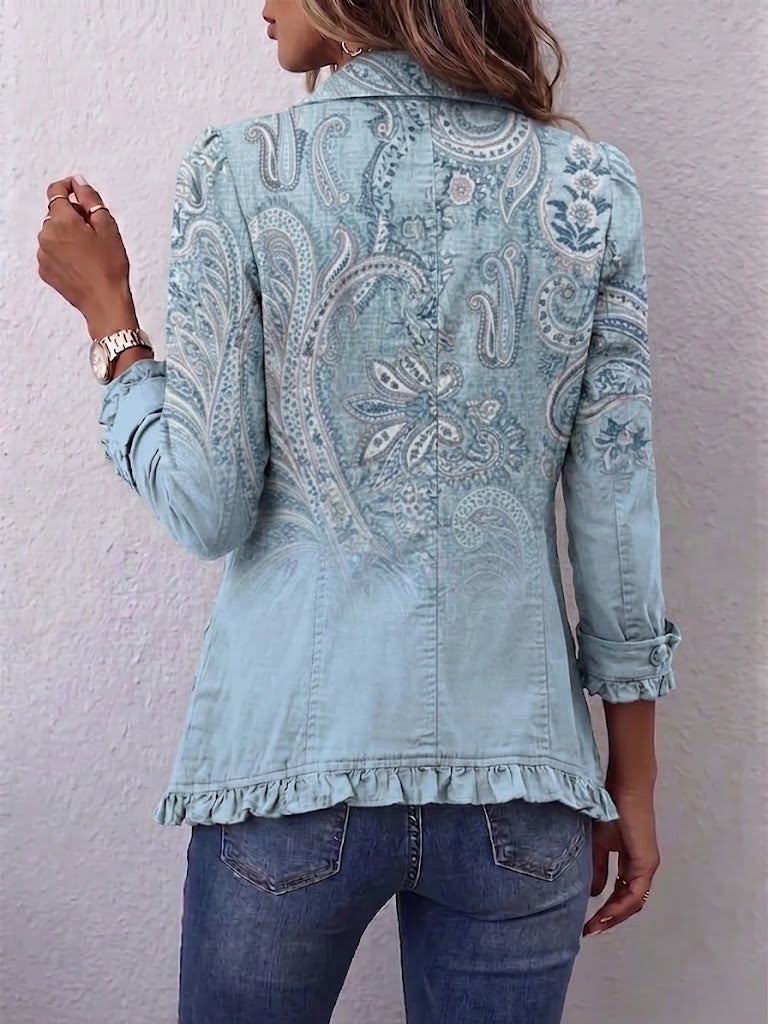 Estrella™ | Paisley Jasje met Ruffles