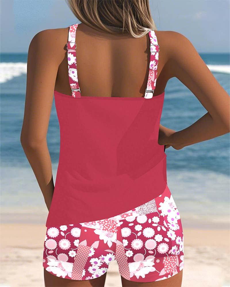 Laura - Twee-delig bikini set met bloemenprint