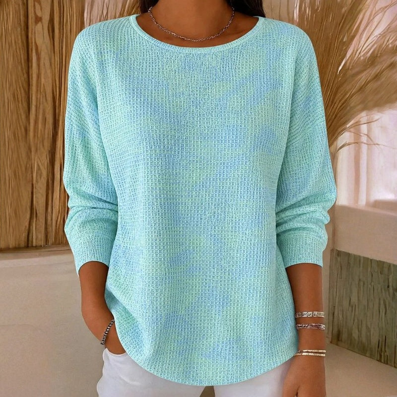 Yenthe | Turquoise tie-dye longsleeve