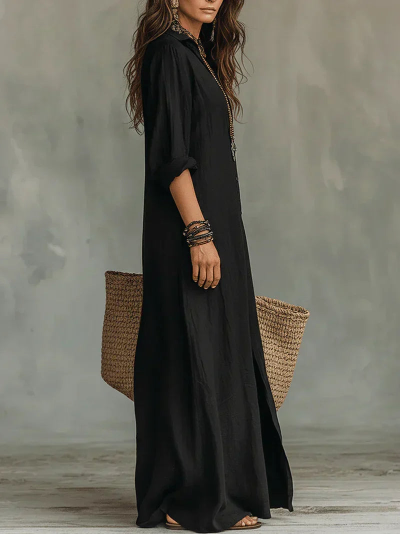 WILLOW | Moeiteloos Maxi-jurk met flatterende silhouet Veelzijdig voor de dagelijkse look
