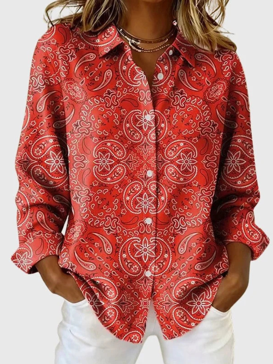 Tirza | Blouse met paisley print