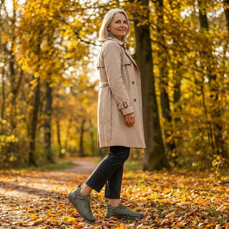 Gisela - Comfortabele orthopedische schoenen met leereffect